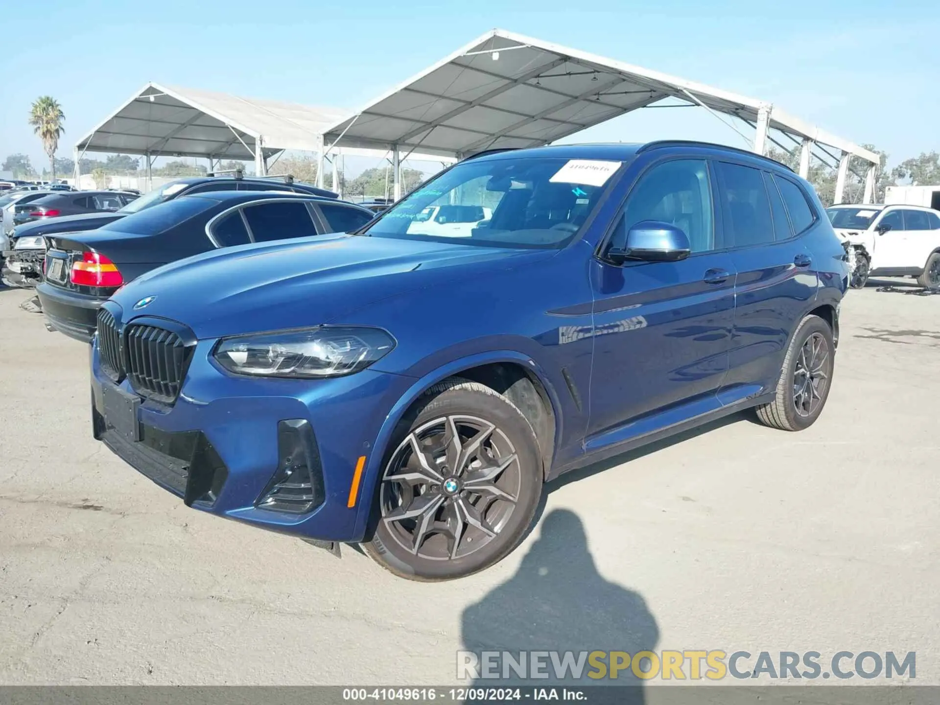 2 fotografías del automóvil dañado 5UX53DP09P9T36941 BMW X3 2023