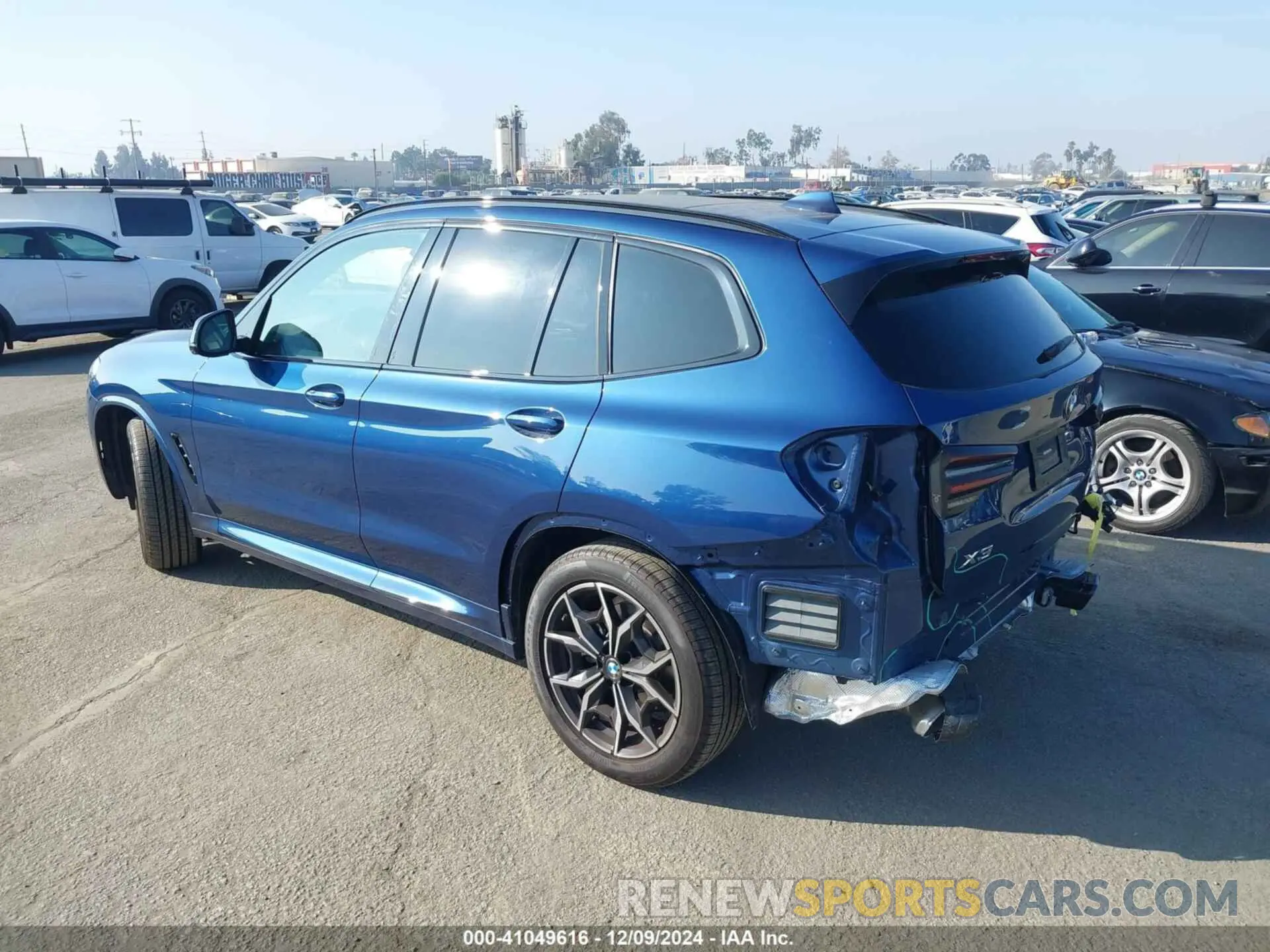 3 fotografías del automóvil dañado 5UX53DP09P9T36941 BMW X3 2023