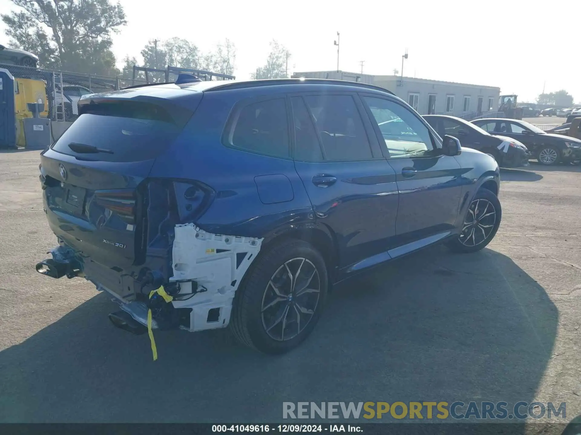 4 fotografías del automóvil dañado 5UX53DP09P9T36941 BMW X3 2023