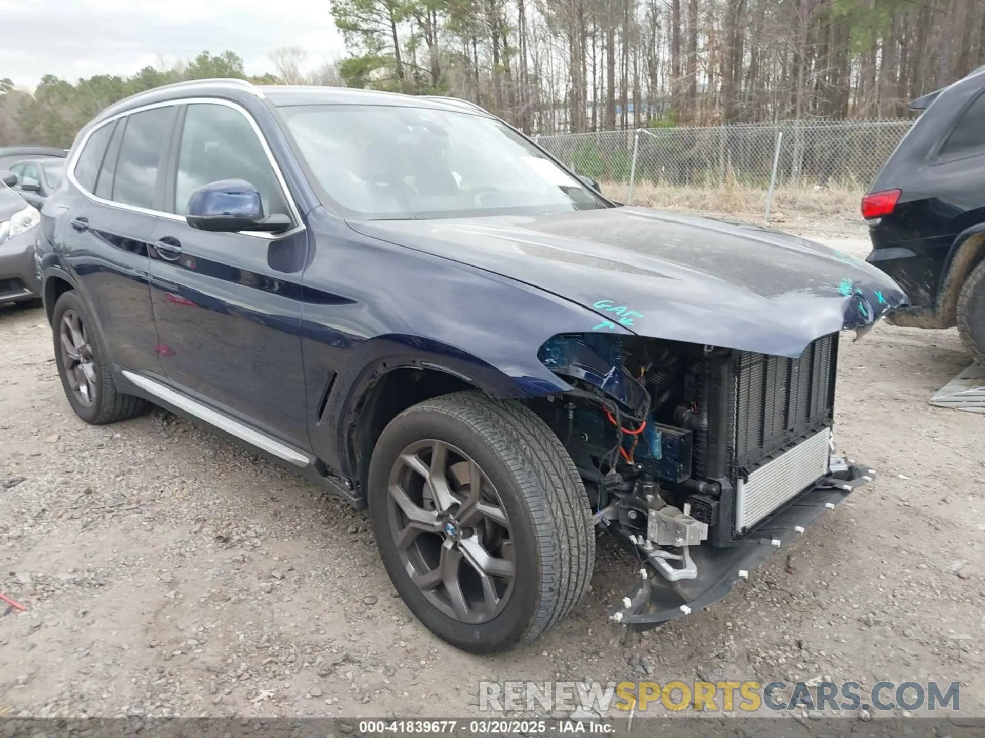 1 fotografías del automóvil dañado 5UX53DP0XP9T01583 BMW X3 2023