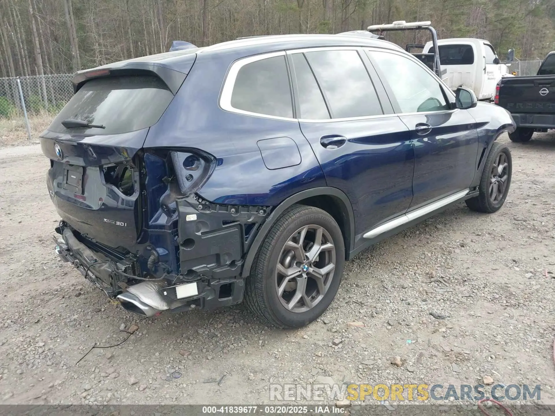 4 fotografías del automóvil dañado 5UX53DP0XP9T01583 BMW X3 2023