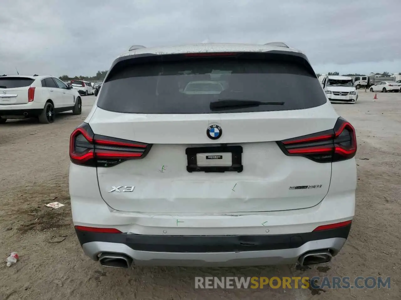 6 fotografías del automóvil dañado WBX47DP02PN215986 BMW X3 2023