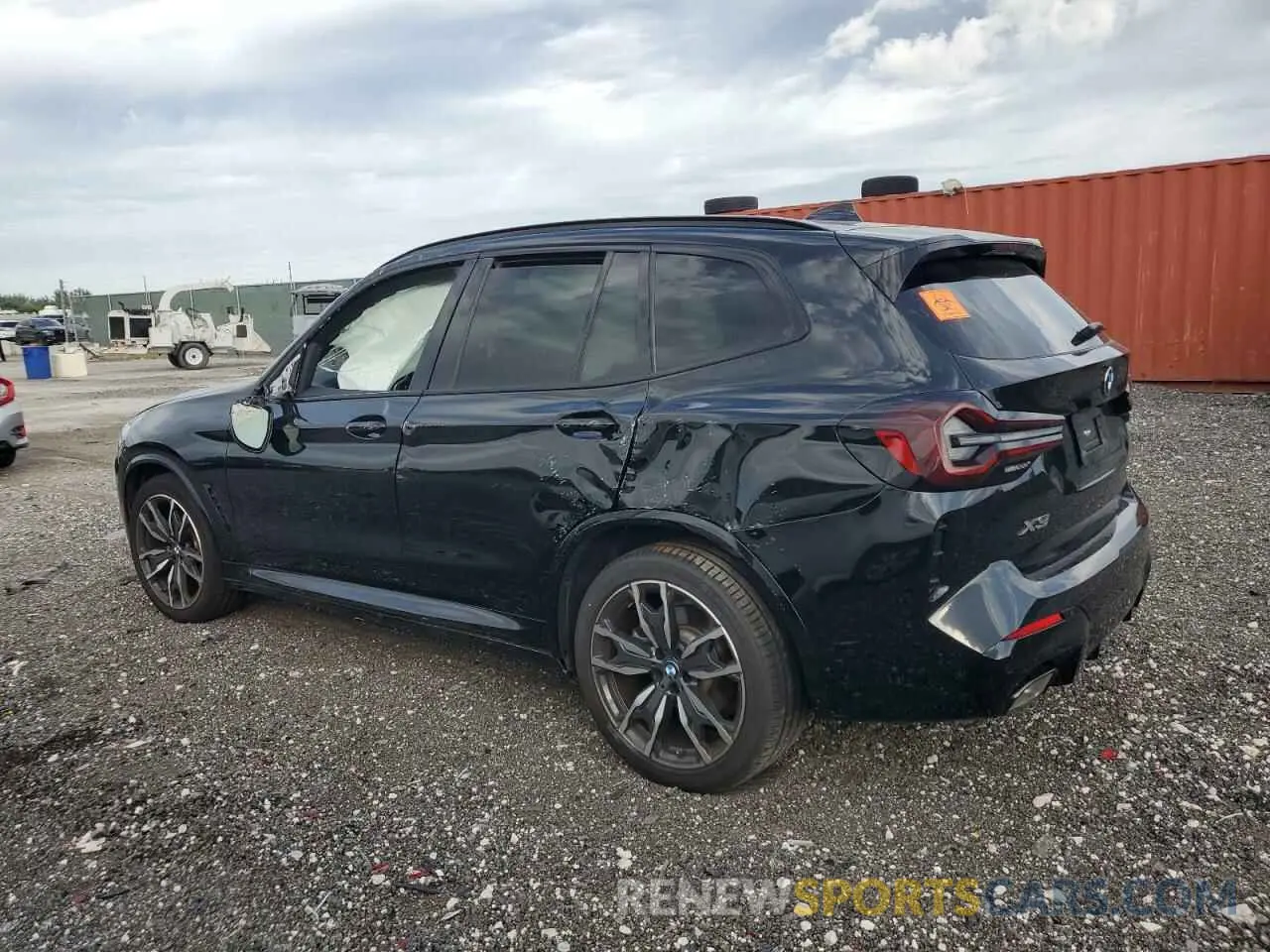 2 fotografías del automóvil dañado WBX47DP03PN218413 BMW X3 2023