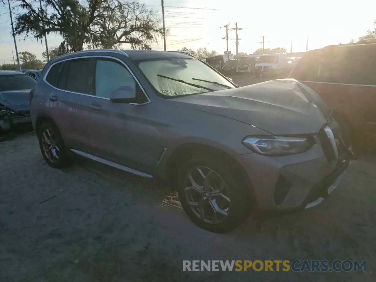 4 fotografías del automóvil dañado WBX47DP04PN192114 BMW X3 2023