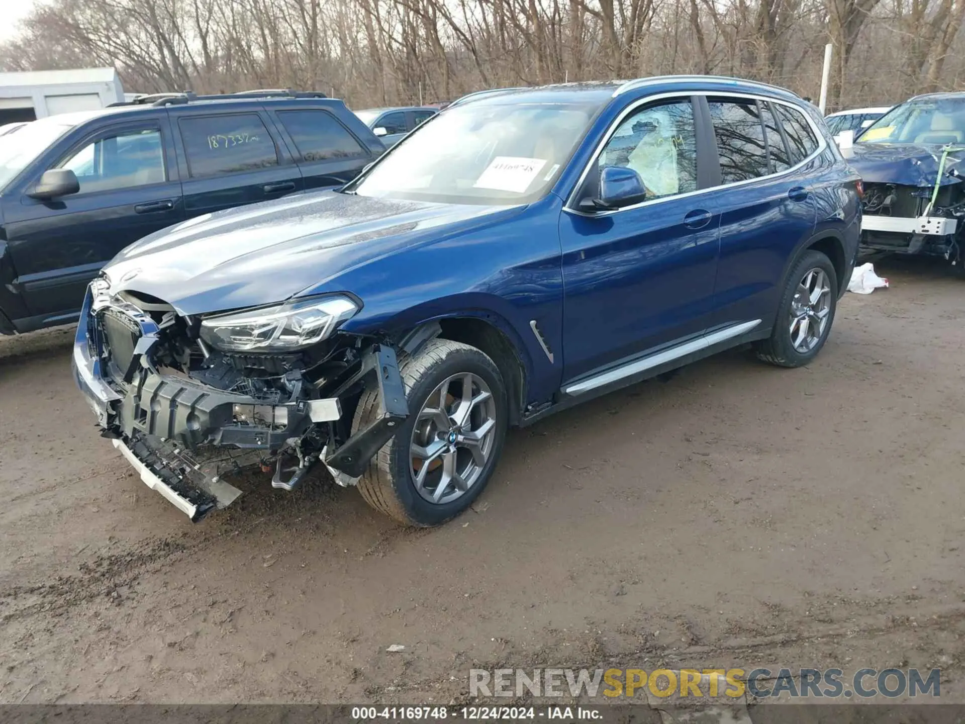 2 fotografías del automóvil dañado WBX57DP01PN244304 BMW X3 2023