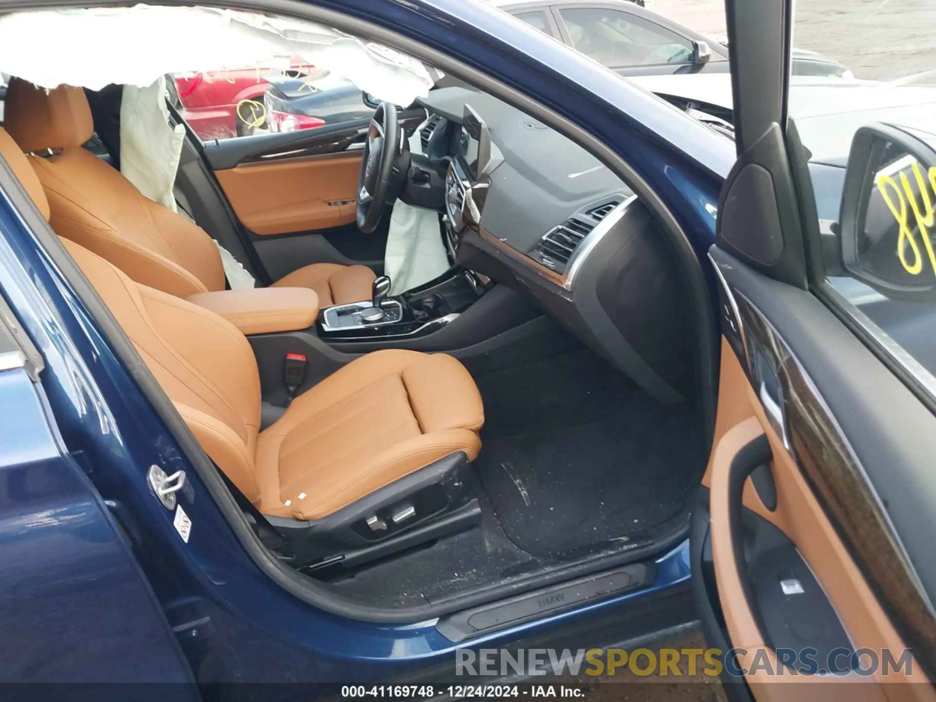 5 fotografías del automóvil dañado WBX57DP01PN244304 BMW X3 2023