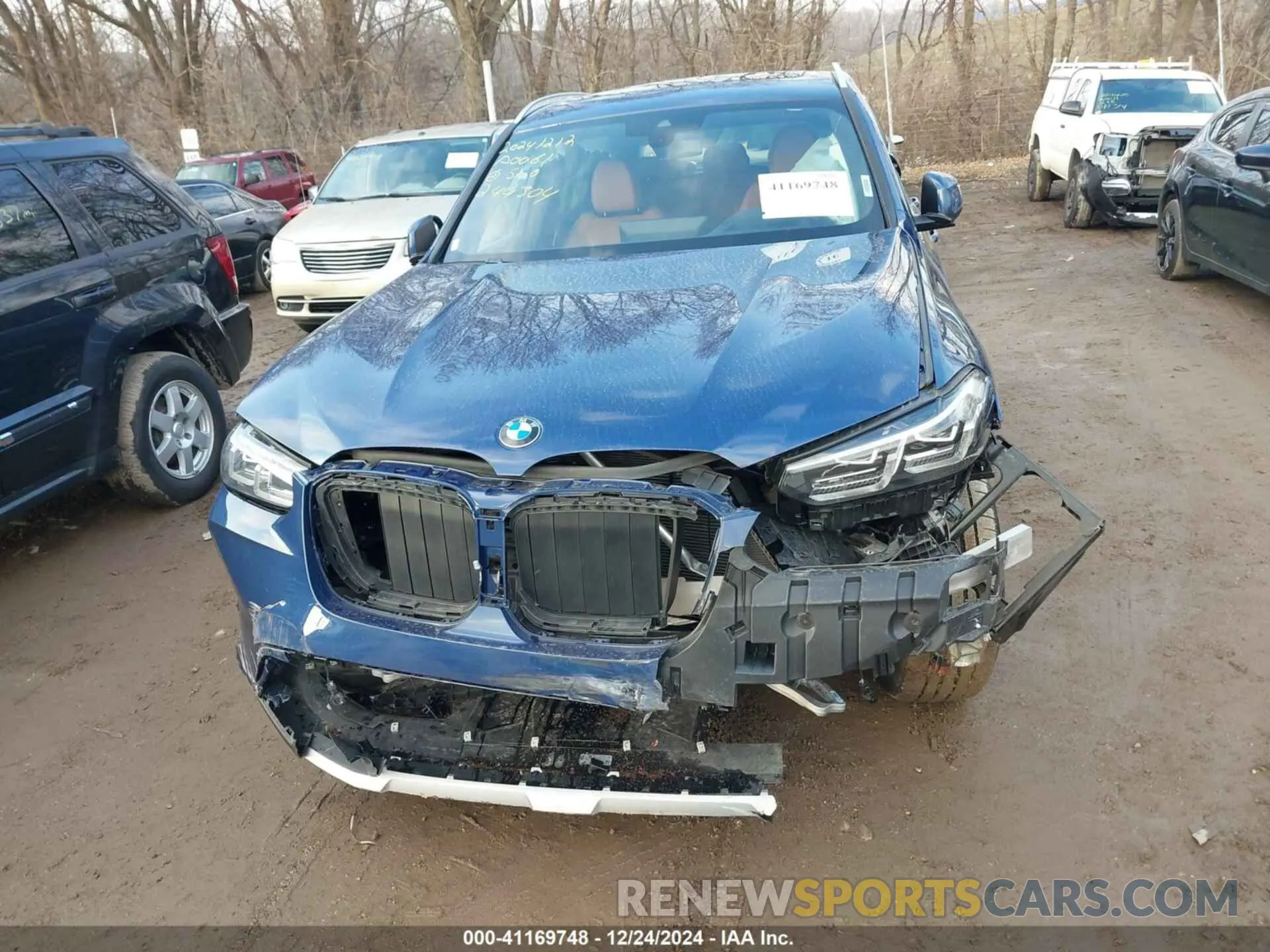 6 fotografías del automóvil dañado WBX57DP01PN244304 BMW X3 2023