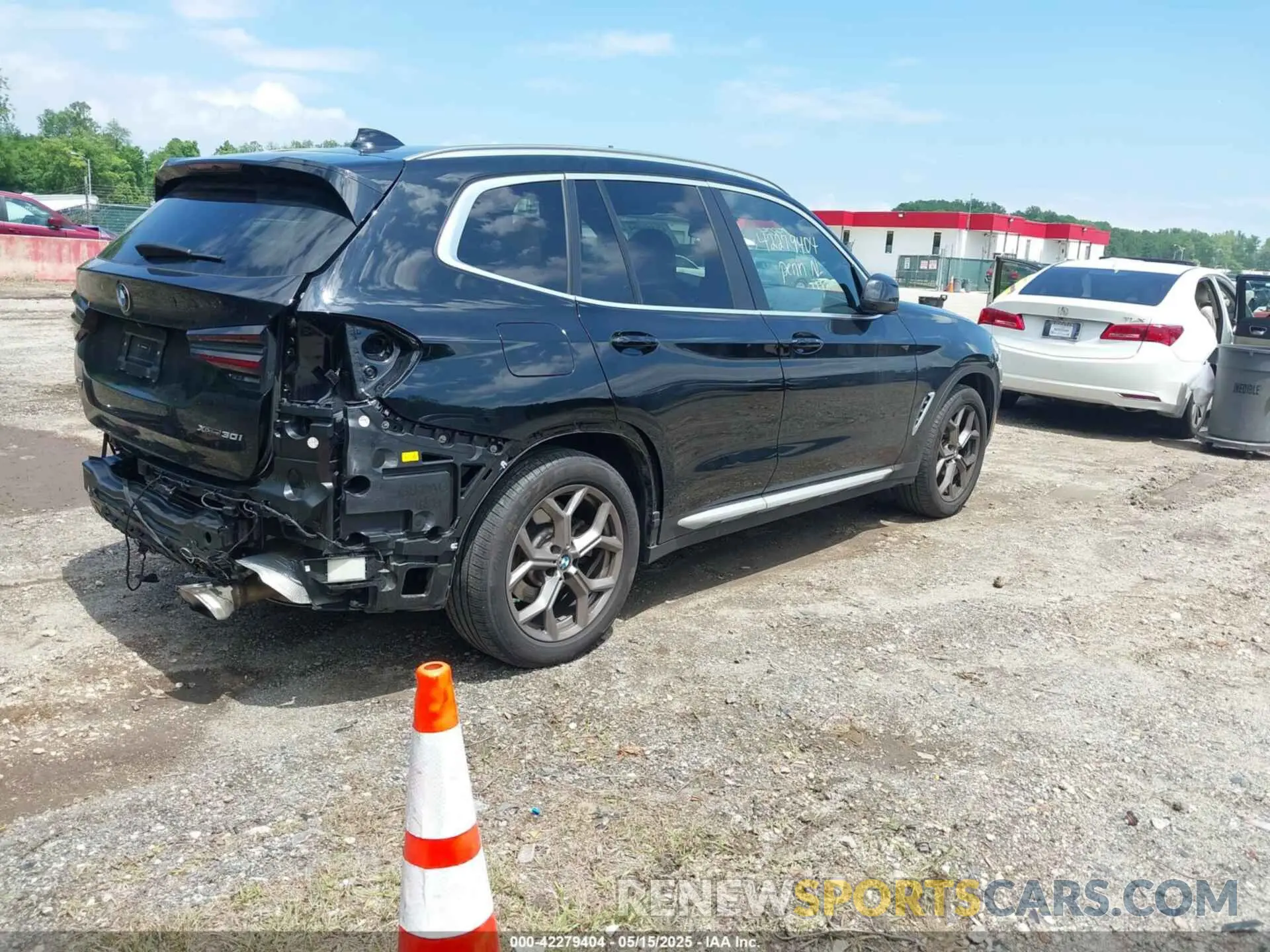 4 fotografías del automóvil dañado WBX57DP0XPN236735 BMW X3 2023
