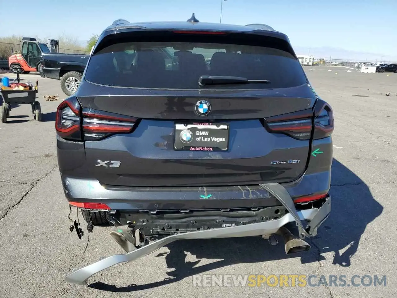 6 fotografías del automóvil dañado 5UX43DP00R9V00382 BMW X3 2024