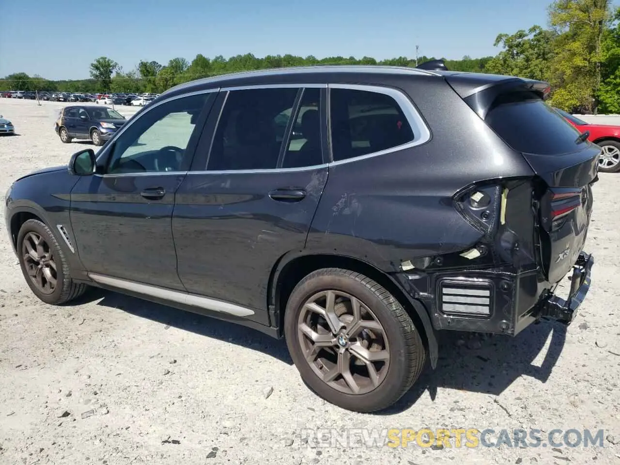 2 fotografías del automóvil dañado 5UX43DP00R9X47322 BMW X3 2024