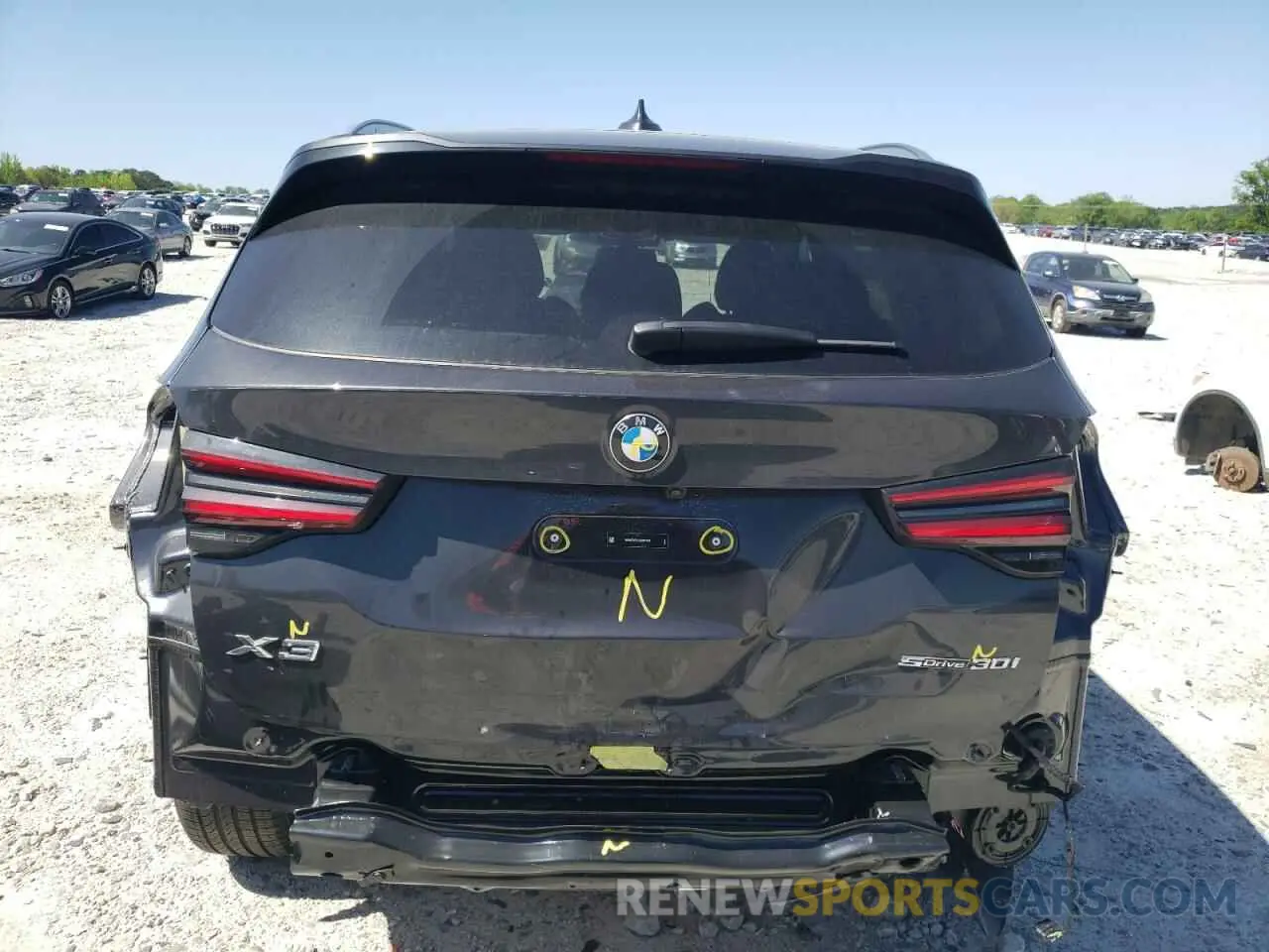 6 fotografías del automóvil dañado 5UX43DP00R9X47322 BMW X3 2024