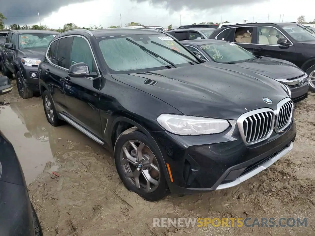 4 fotografías del automóvil dañado 5UX43DP01R9V03873 BMW X3 2024