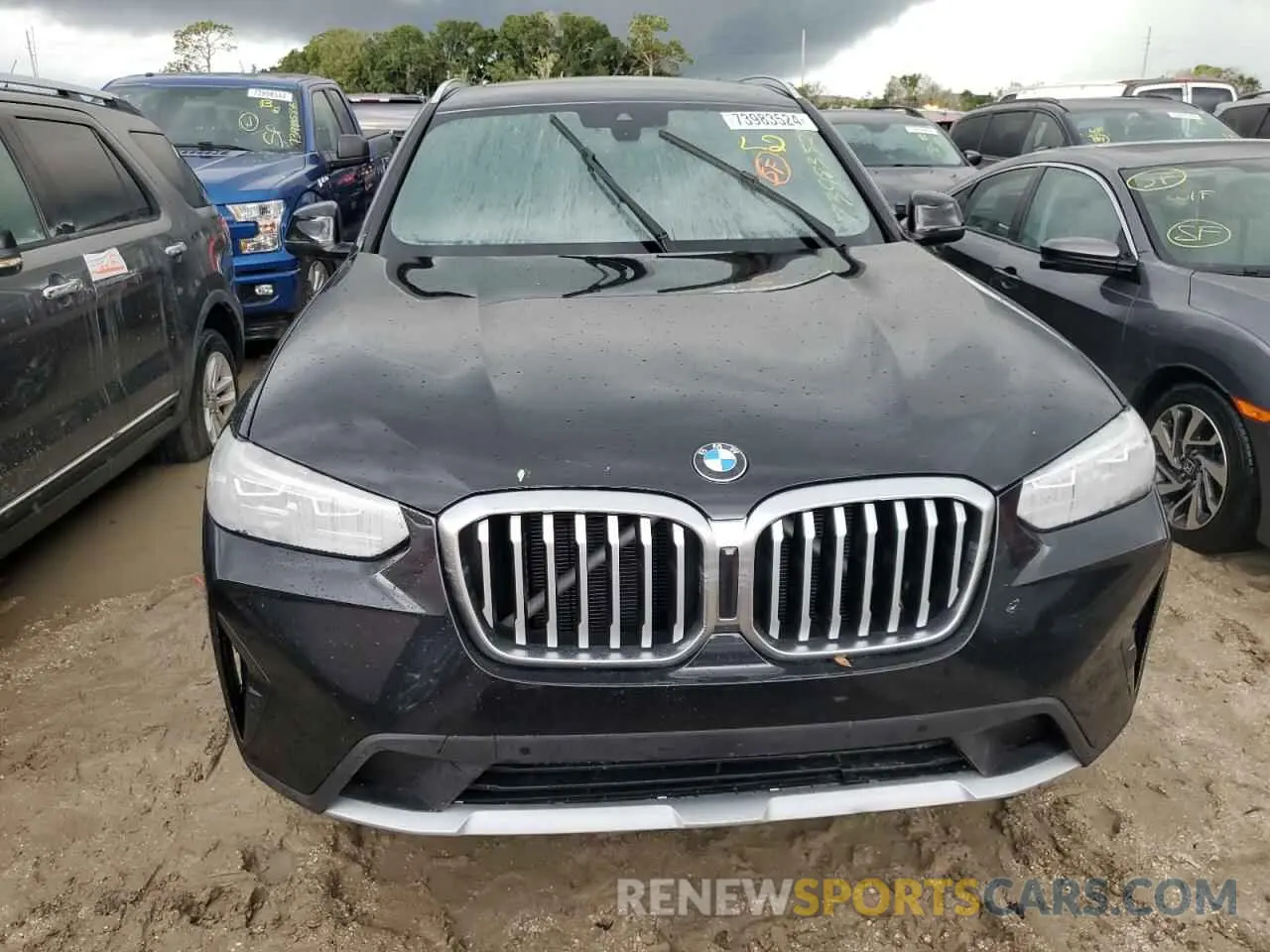 5 fotografías del automóvil dañado 5UX43DP01R9V03873 BMW X3 2024
