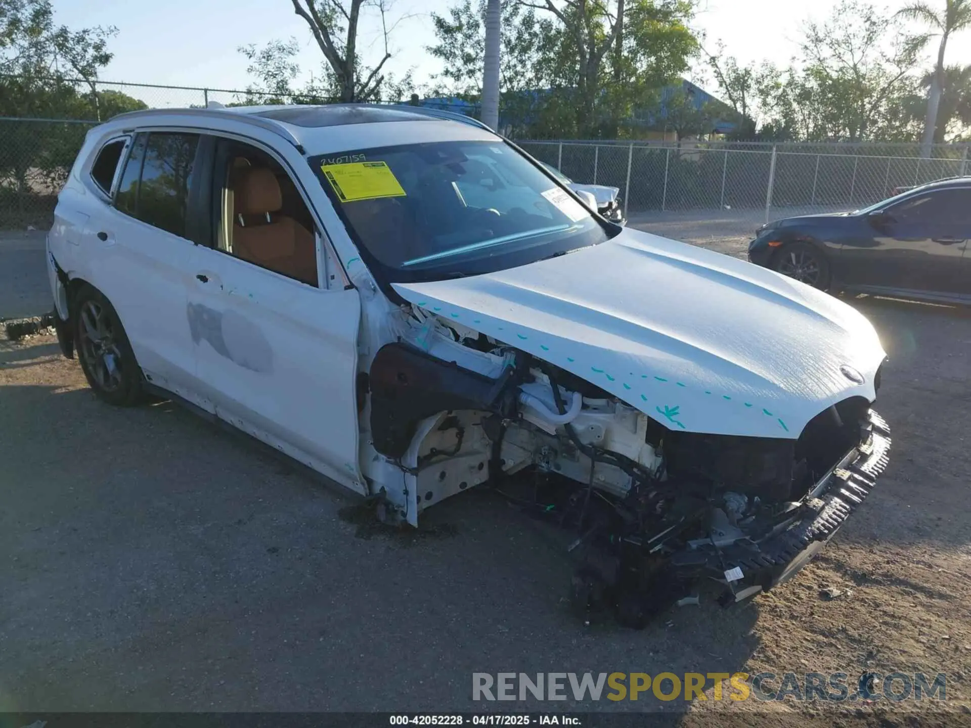 1 fotografías del automóvil dañado 5UX43DP02R9V01971 BMW X3 2024