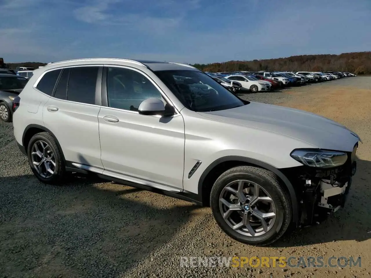 4 fotografías del automóvil dañado 5UX43DP02R9V35103 BMW X3 2024