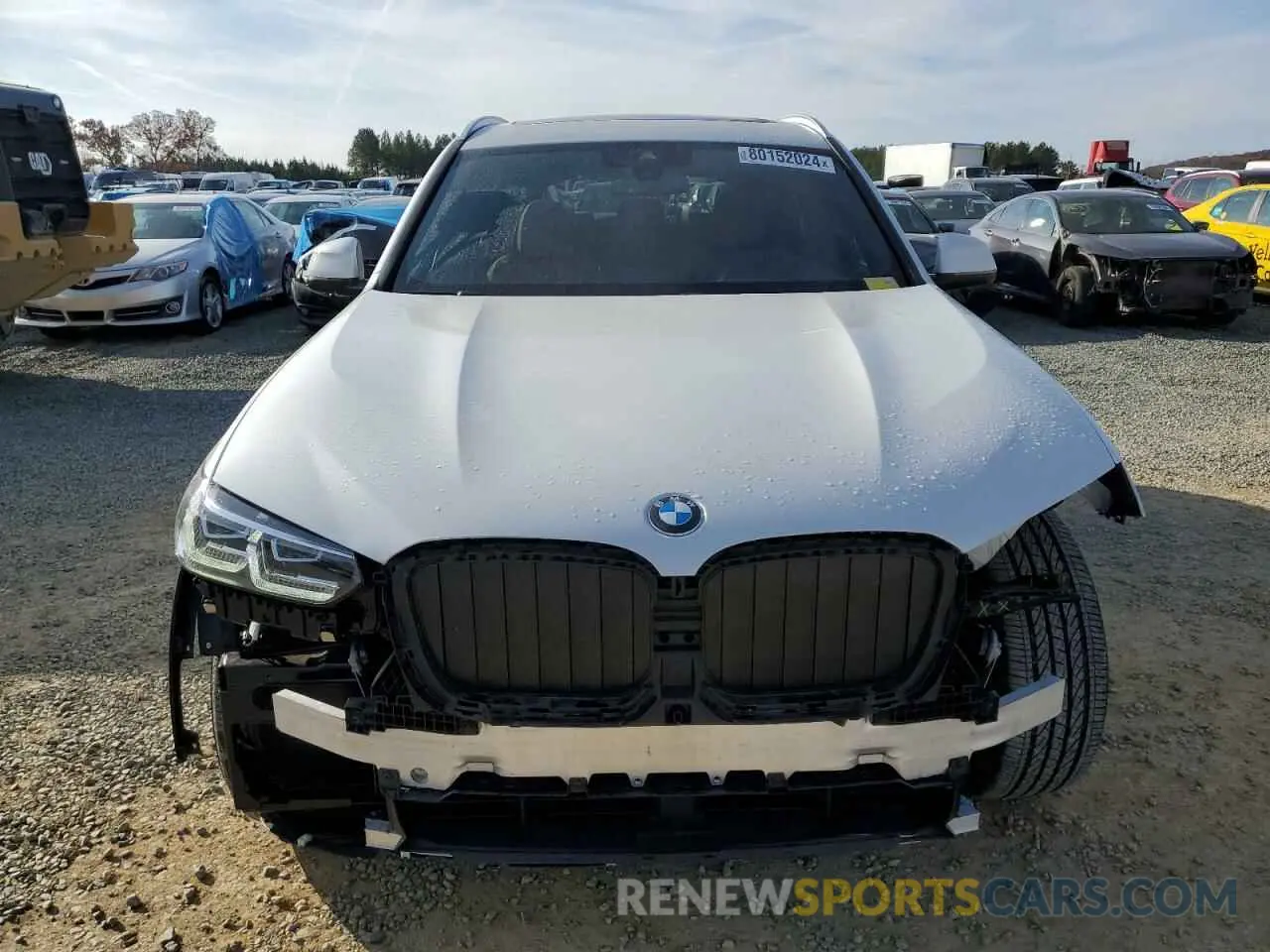 5 fotografías del automóvil dañado 5UX43DP02R9V35103 BMW X3 2024