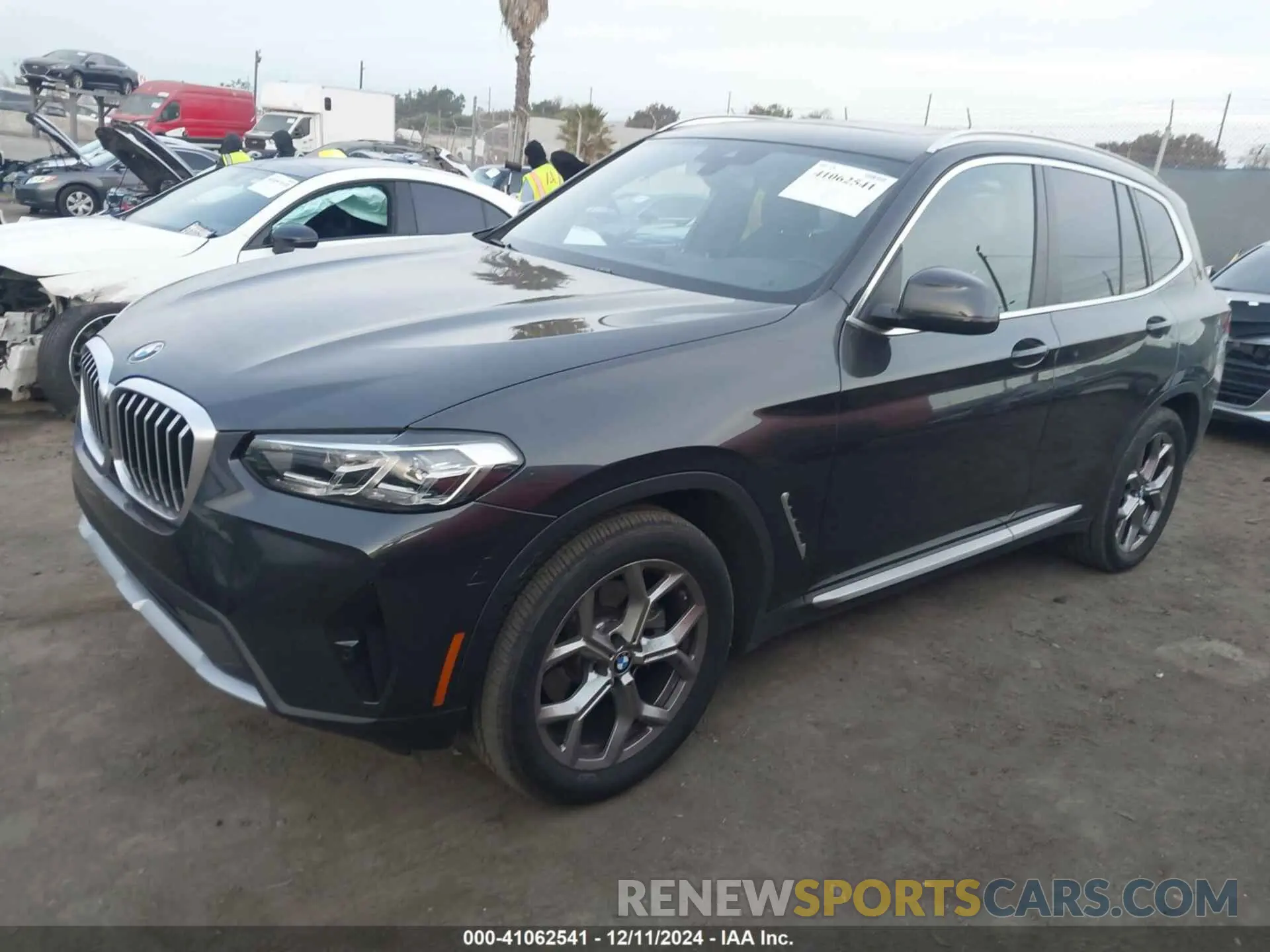 2 fotografías del automóvil dañado 5UX43DP02R9W28736 BMW X3 2024