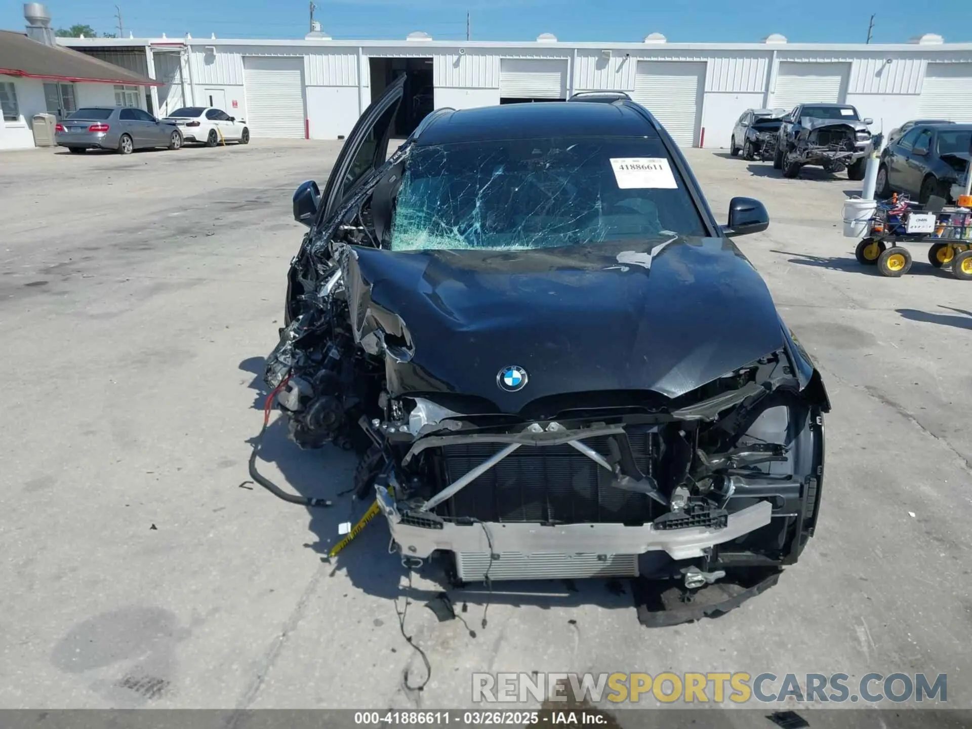 11 fotografías del automóvil dañado 5UX43DP02R9X17058 BMW X3 2024