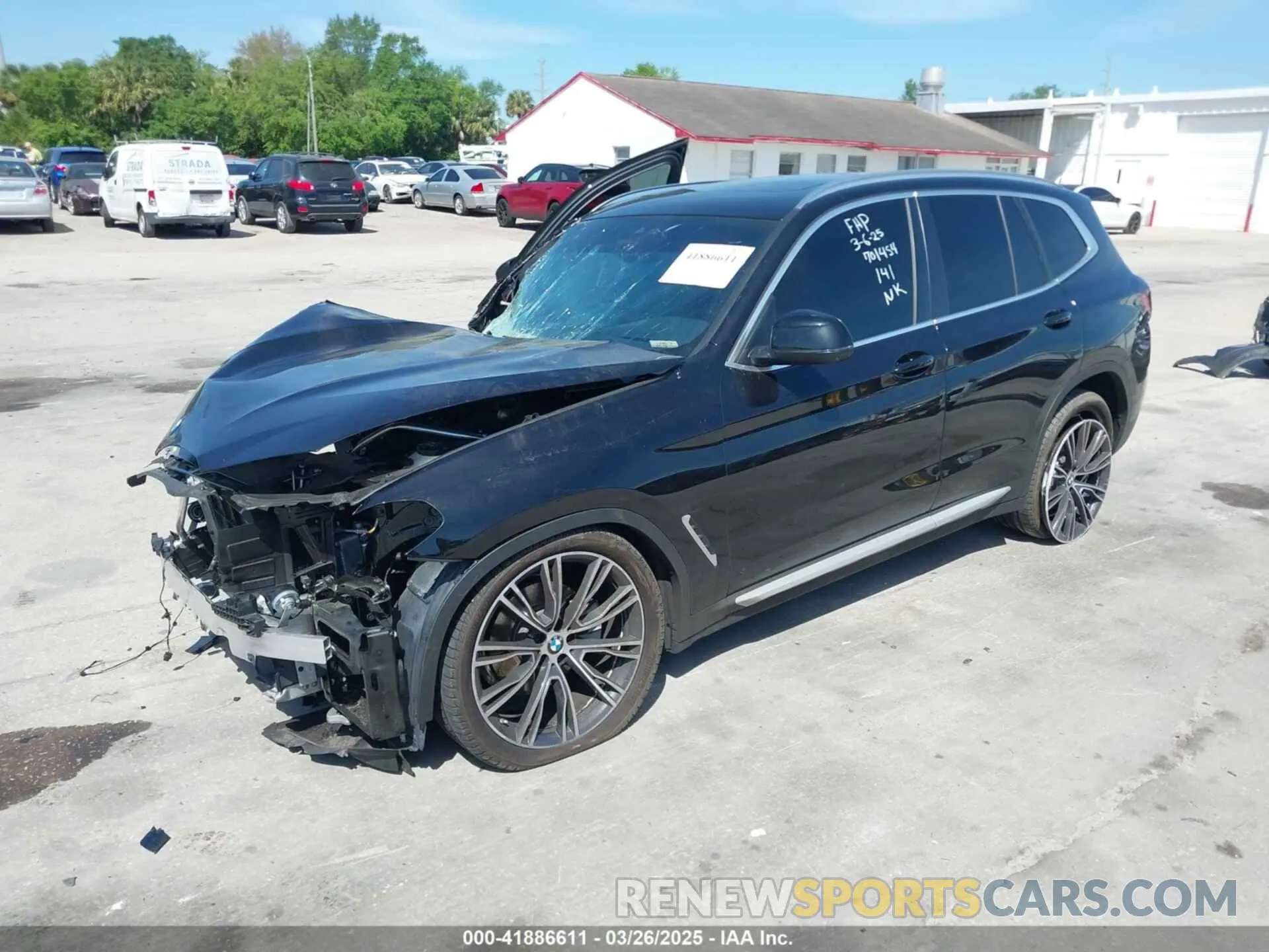 2 fotografías del automóvil dañado 5UX43DP02R9X17058 BMW X3 2024