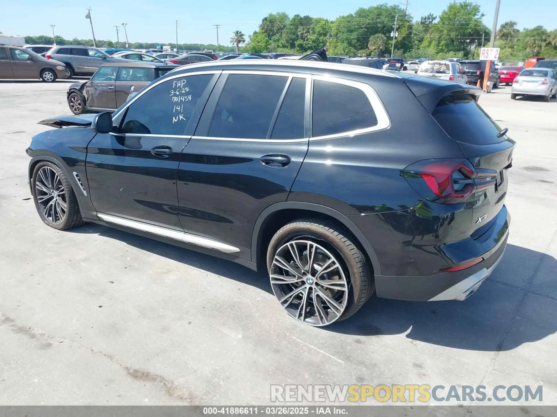3 fotografías del automóvil dañado 5UX43DP02R9X17058 BMW X3 2024
