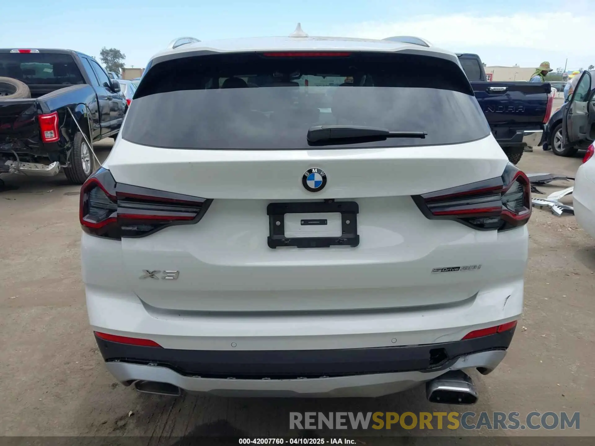17 fotografías del automóvil dañado 5UX43DP02R9X42591 BMW X3 2024