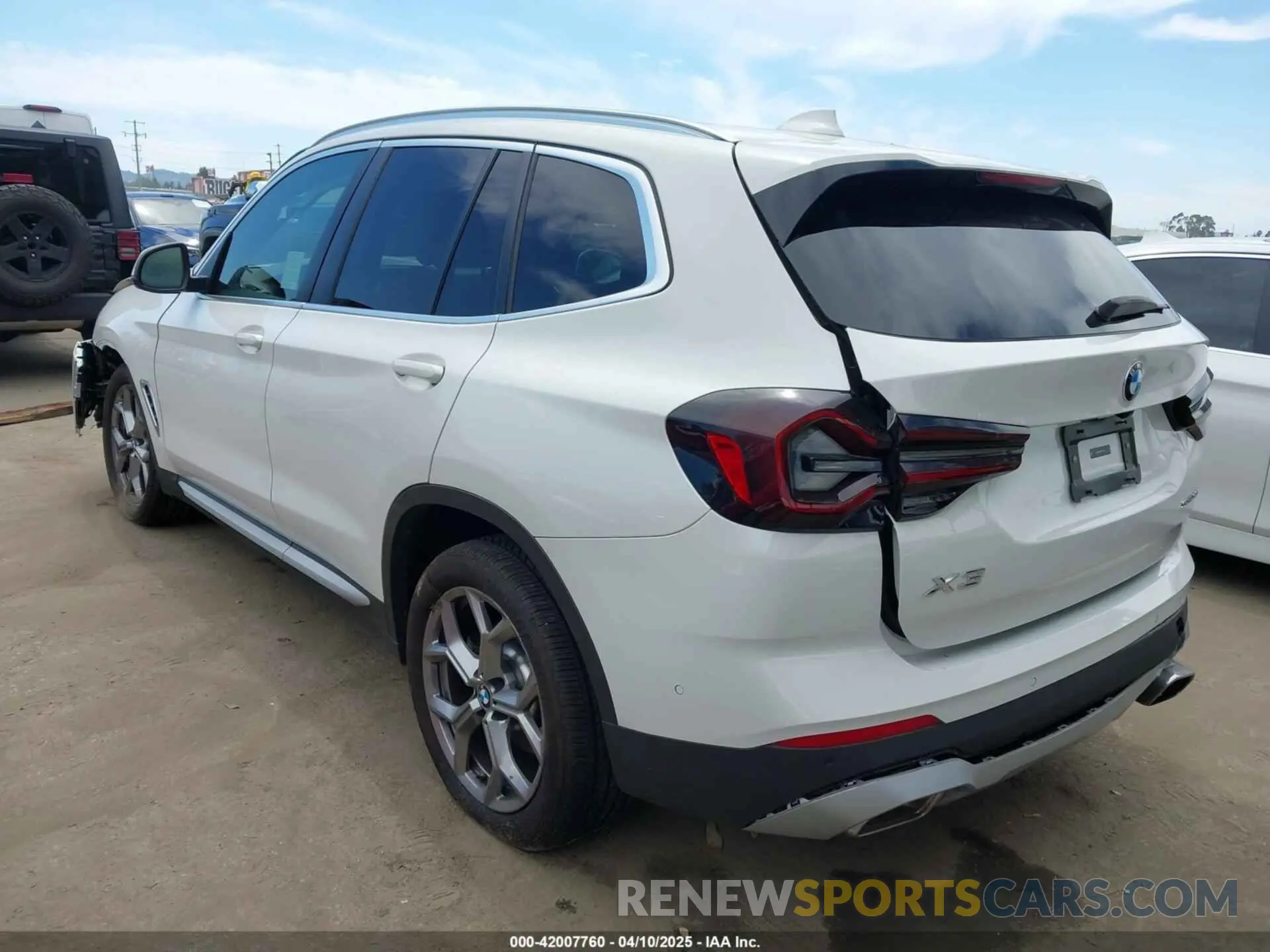 3 fotografías del automóvil dañado 5UX43DP02R9X42591 BMW X3 2024