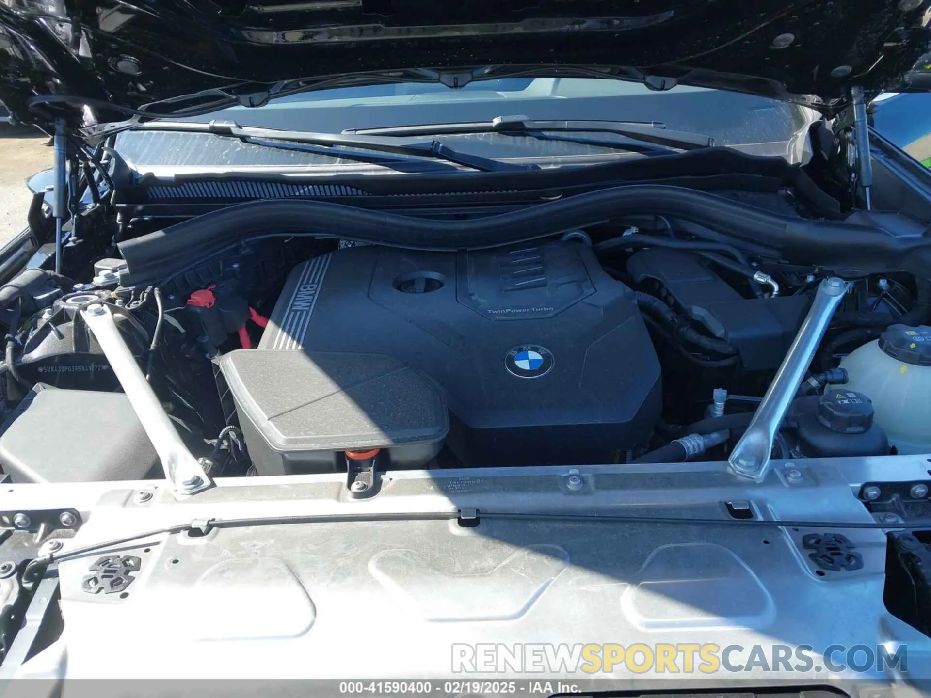 10 fotografías del automóvil dañado 5UX43DP03R9X41272 BMW X3 2024
