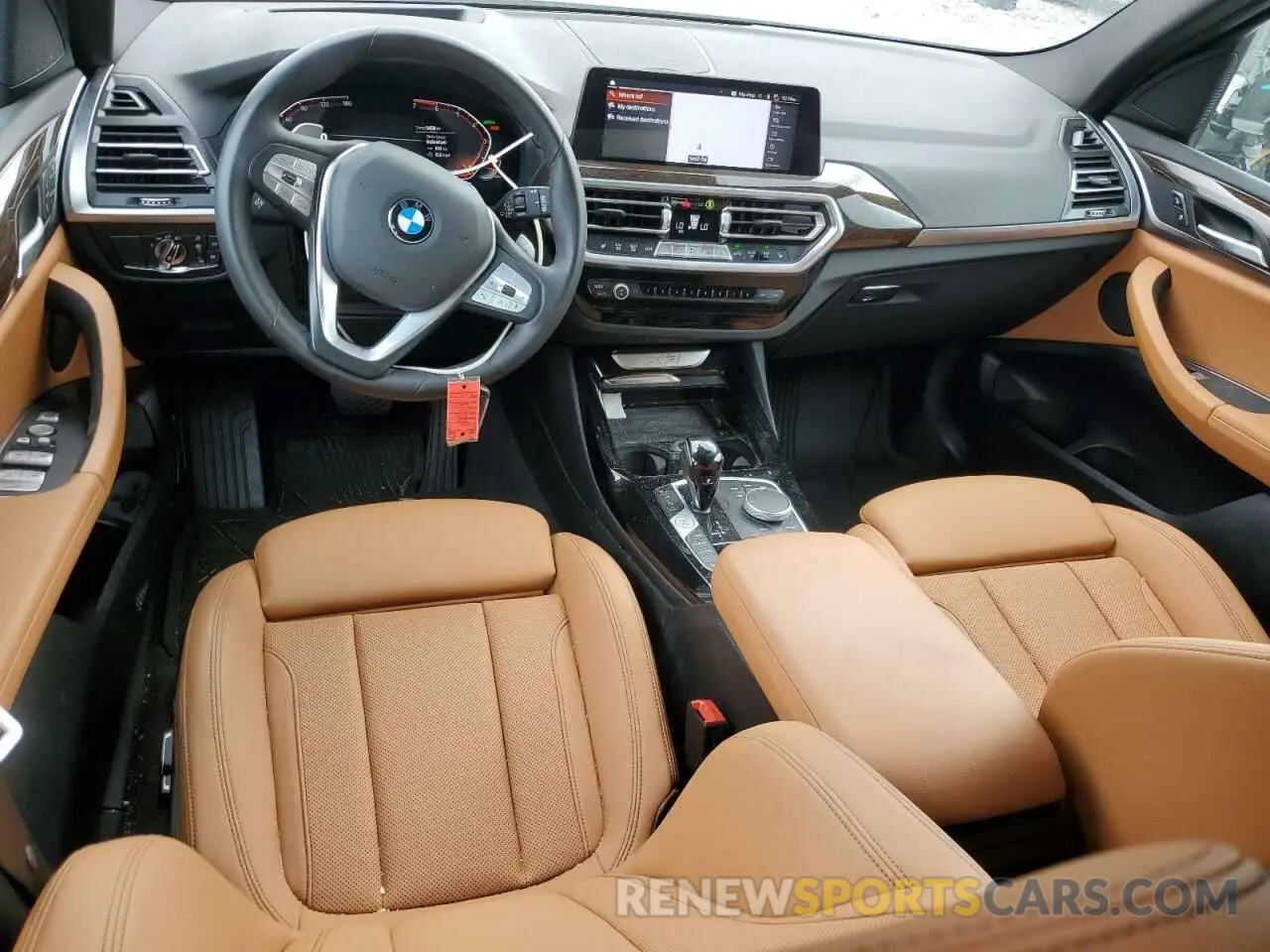 8 fotografías del automóvil dañado 5UX43DP04R9X08040 BMW X3 2024