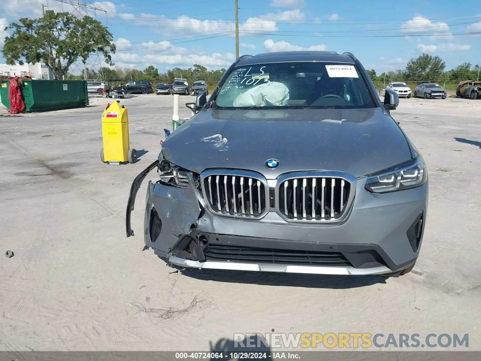 12 fotografías del automóvil dañado 5UX43DP05R9W40914 BMW X3 2024