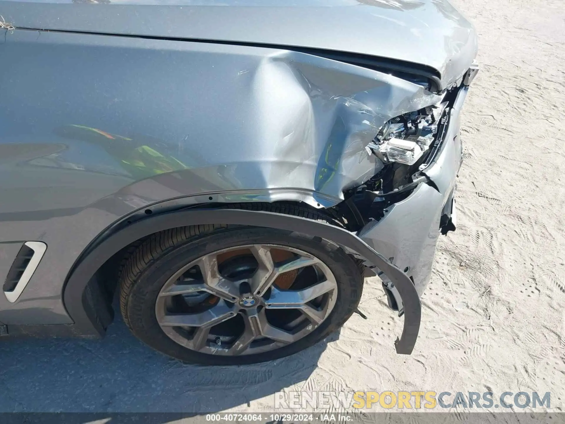 18 fotografías del automóvil dañado 5UX43DP05R9W40914 BMW X3 2024