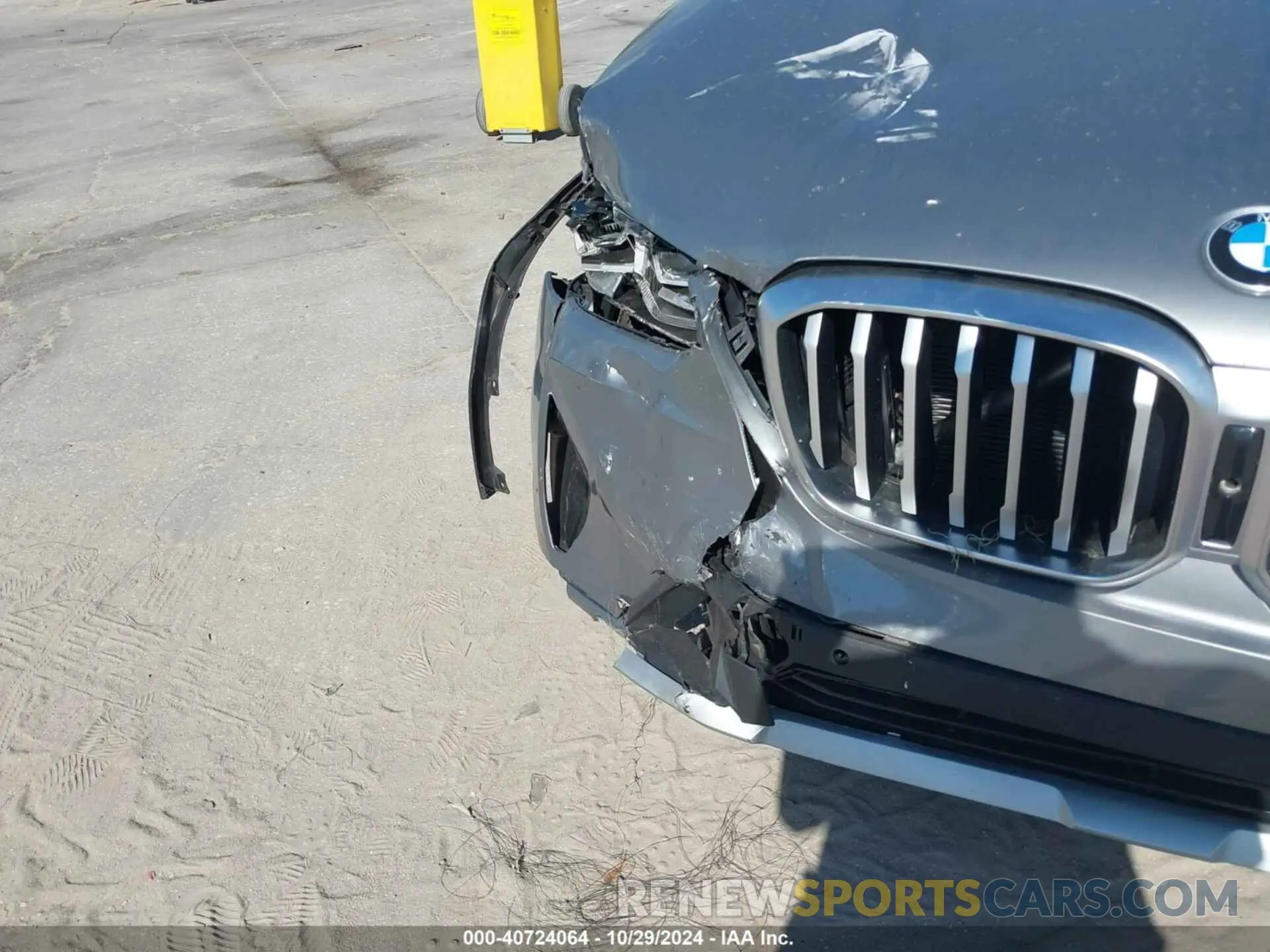 20 fotografías del automóvil dañado 5UX43DP05R9W40914 BMW X3 2024