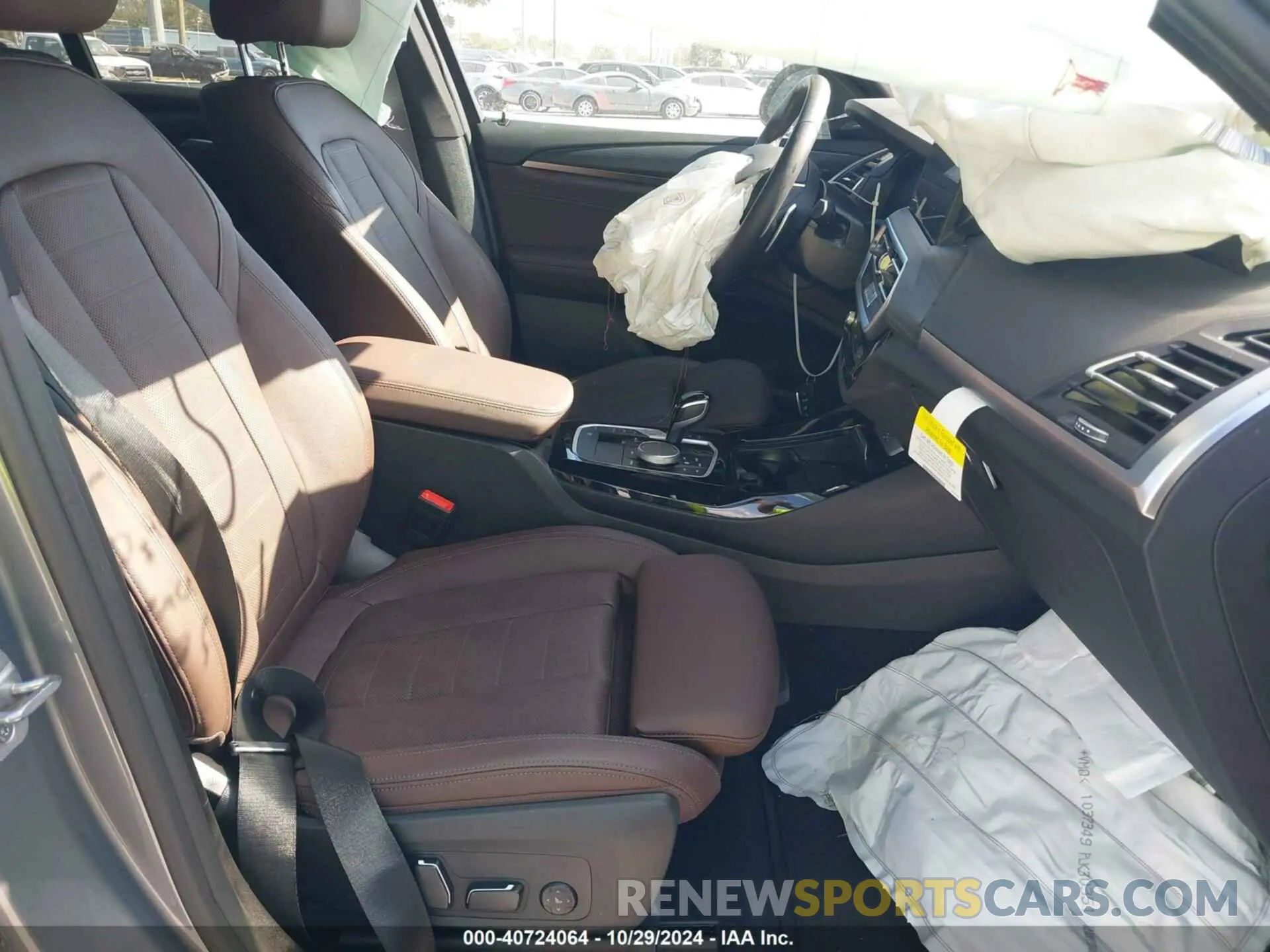 5 fotografías del automóvil dañado 5UX43DP05R9W40914 BMW X3 2024