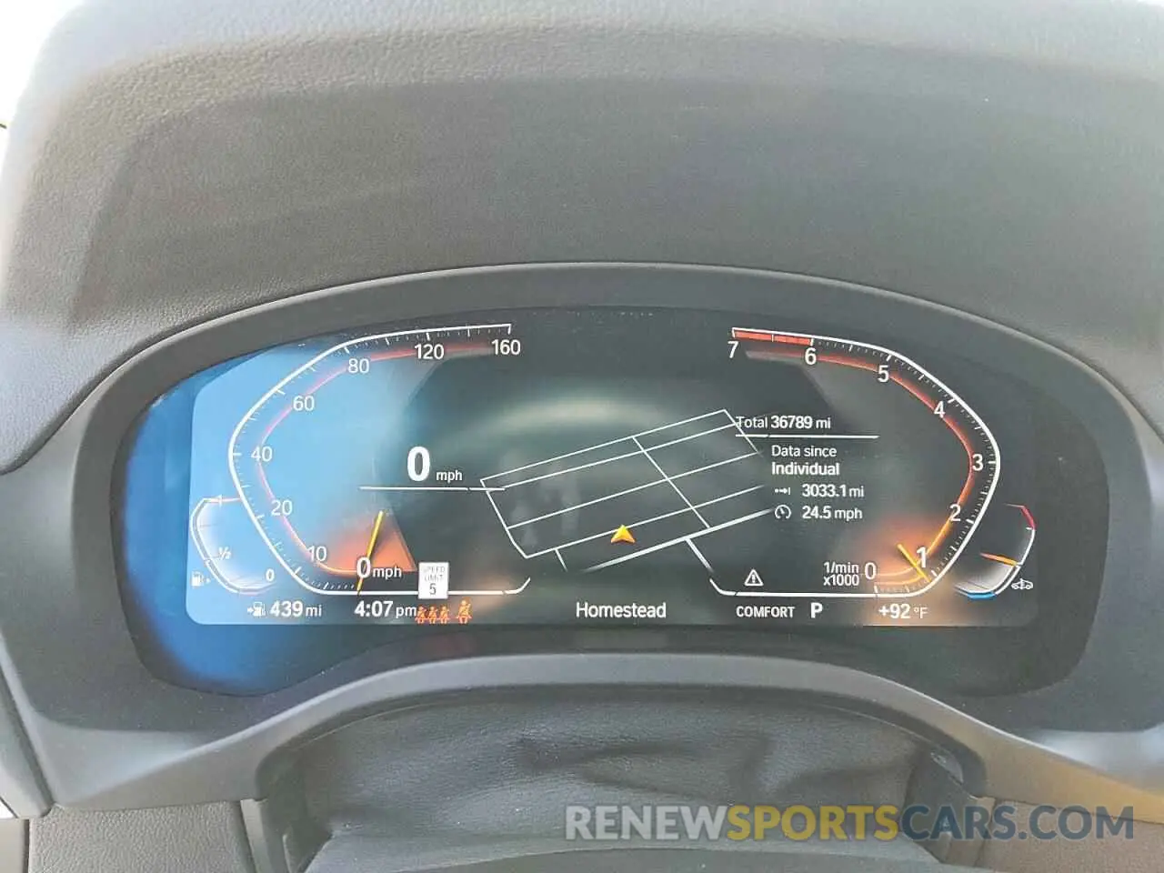 9 fotografías del automóvil dañado 5UX43DP06R9T45627 BMW X3 2024