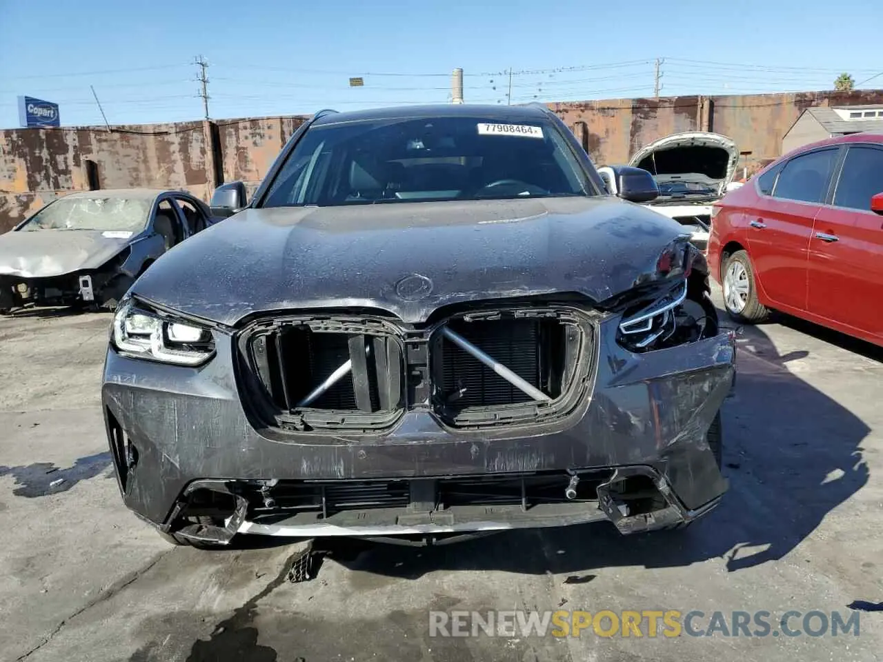 5 fotografías del automóvil dañado 5UX43DP07R9T42381 BMW X3 2024