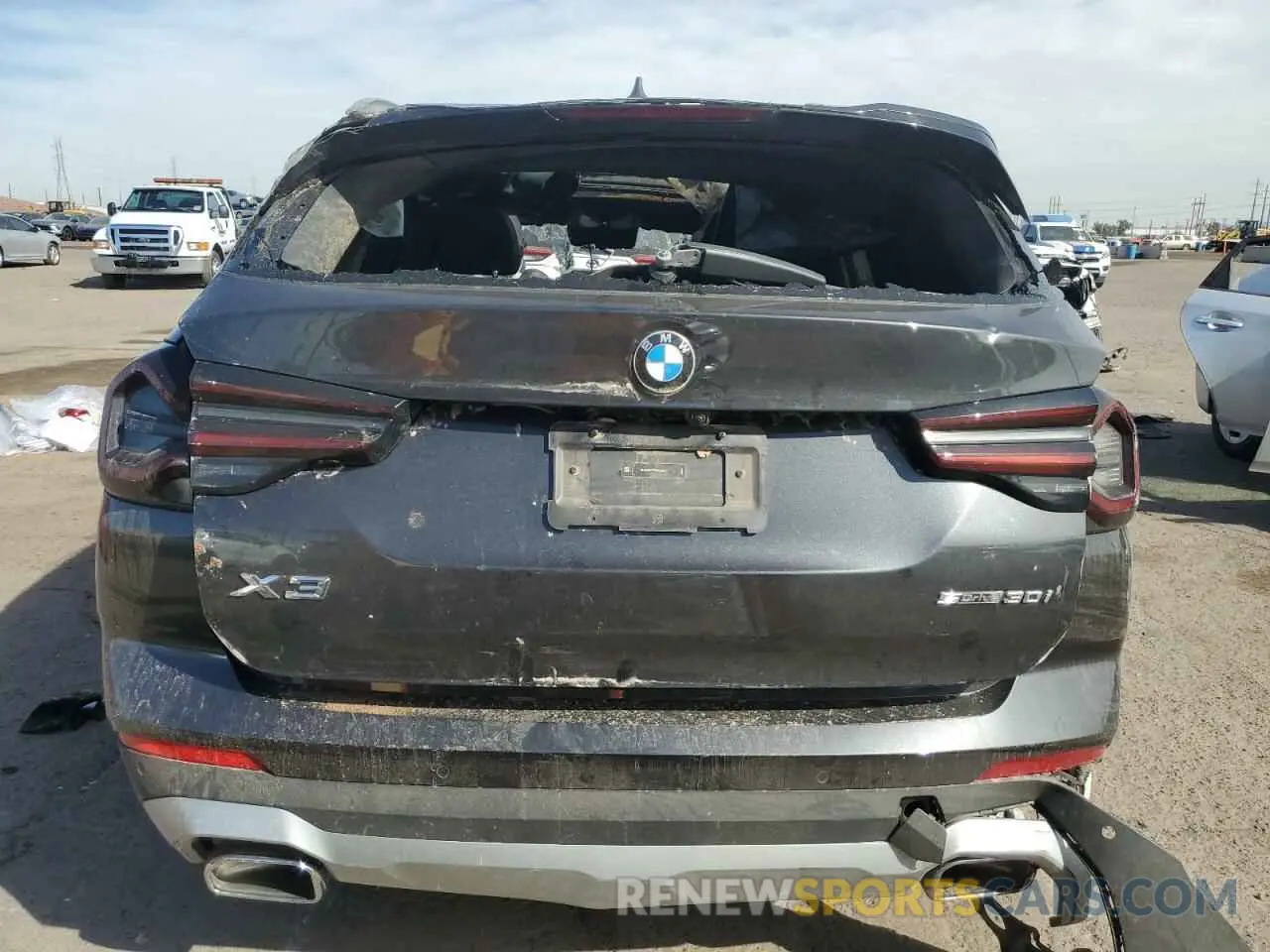 6 fotografías del automóvil dañado 5UX43DP07R9V35274 BMW X3 2024
