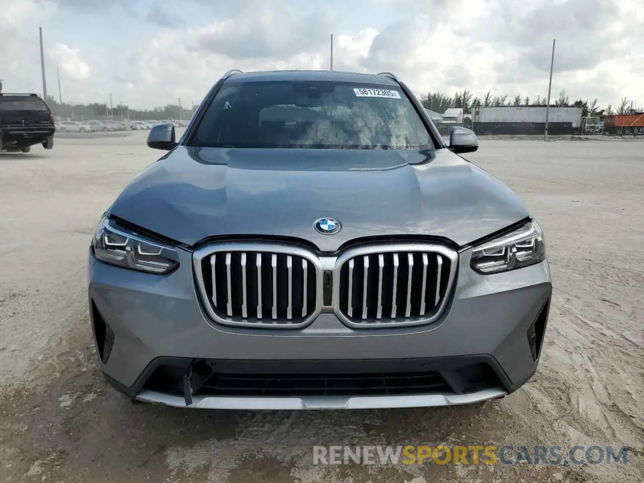 5 fotografías del automóvil dañado 5UX43DP08R9U98638 BMW X3 2024