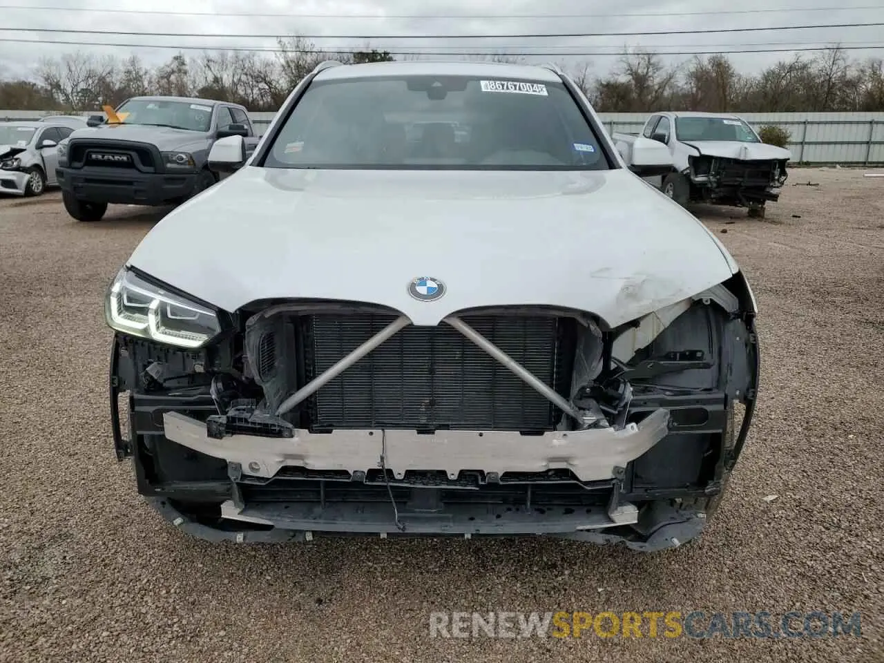5 fotografías del automóvil dañado 5UX43DP09R9W15174 BMW X3 2024