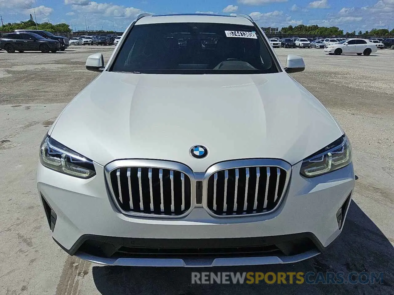 5 fotografías del automóvil dañado 5UX43DP0XR9V08098 BMW X3 2024