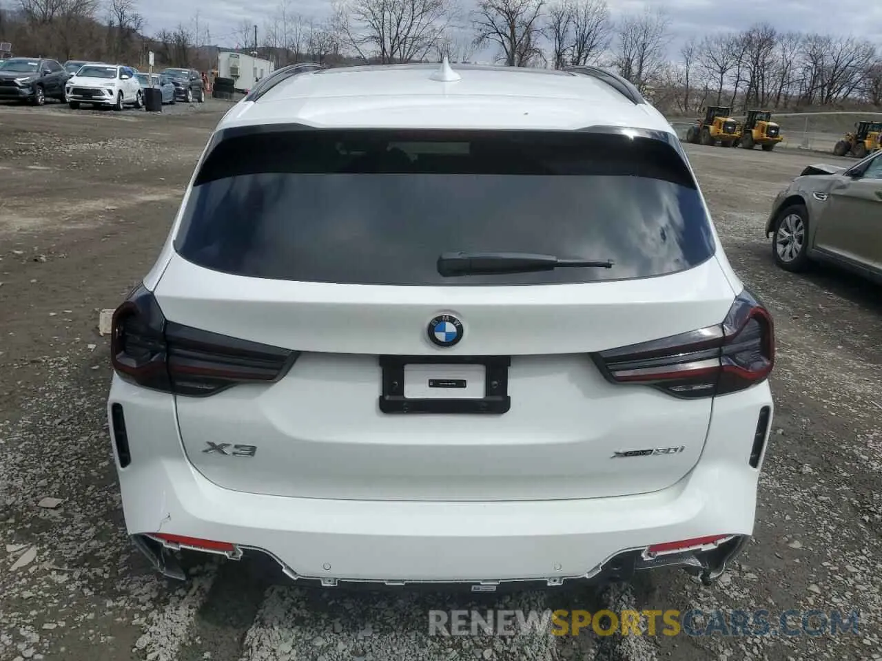 6 fotografías del automóvil dañado 5UX53DP01R9U71639 BMW X3 2024