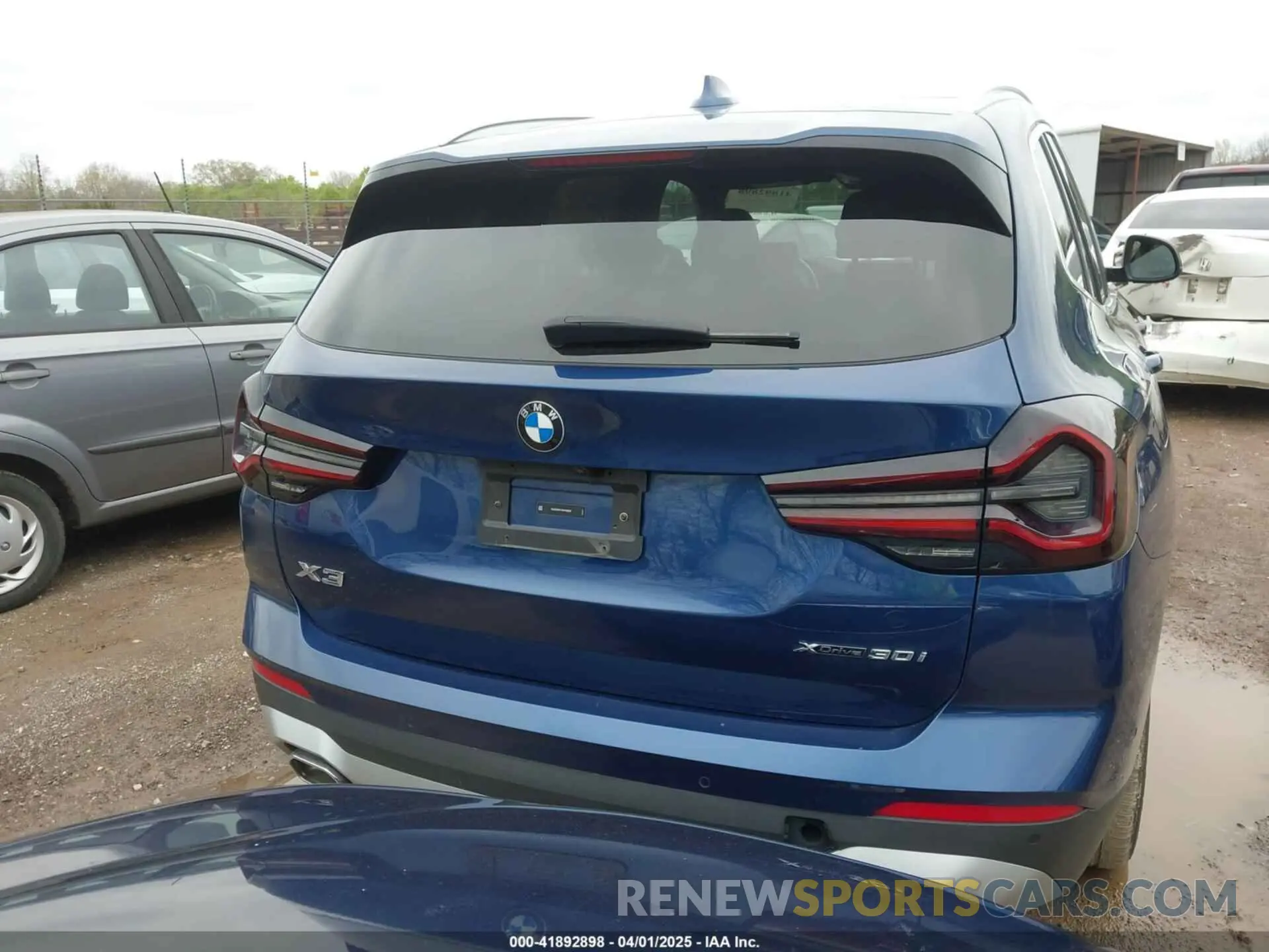 17 fotografías del automóvil dañado 5UX53DP01R9V50339 BMW X3 2024