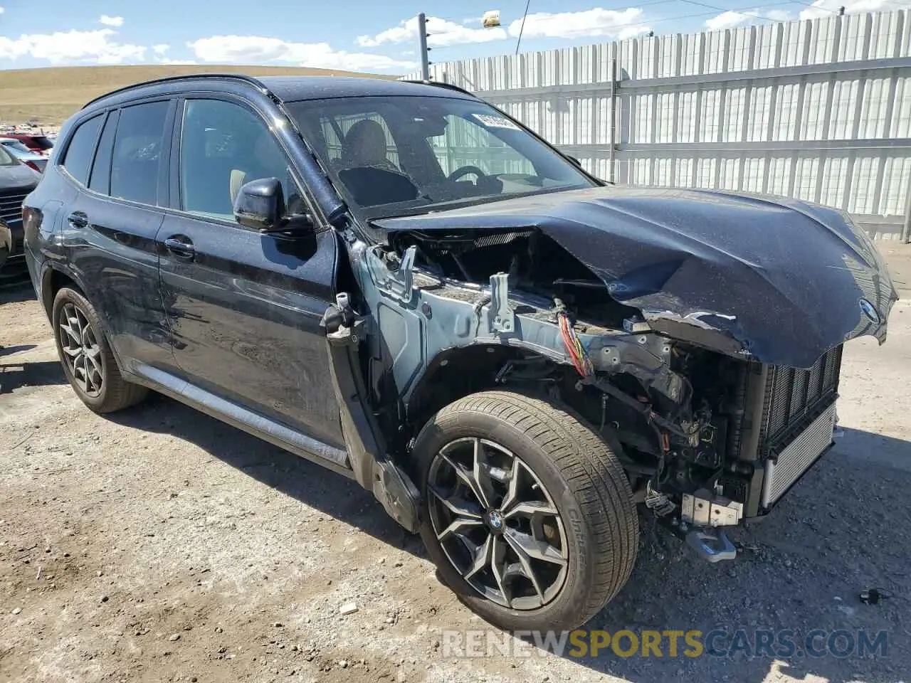 4 fotografías del automóvil dañado 5UX53DP01R9V62541 BMW X3 2024