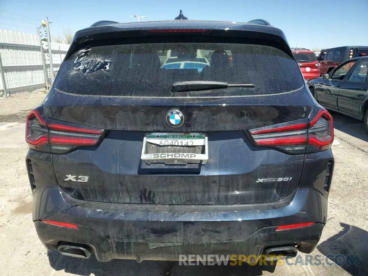 6 fotografías del automóvil dañado 5UX53DP01R9V62541 BMW X3 2024