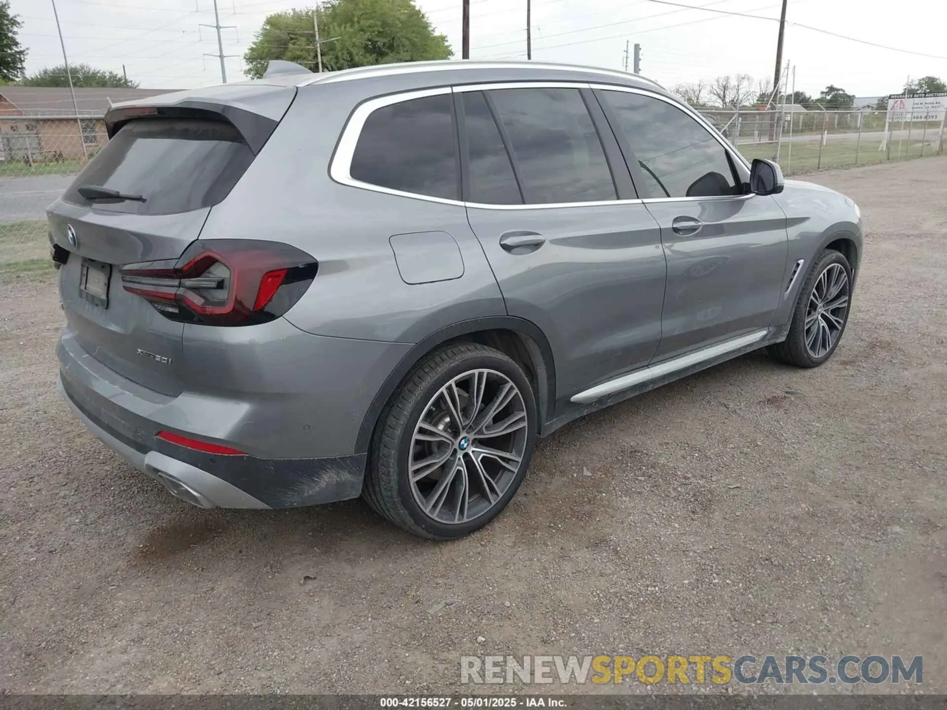 4 fotografías del automóvil dañado 5UX53DP01R9W01127 BMW X3 2024