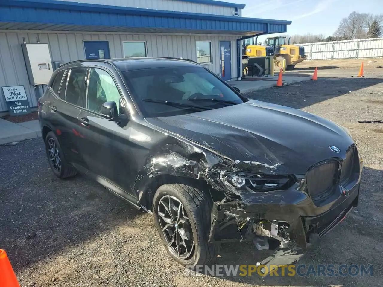 4 fotografías del automóvil dañado 5UX53DP02R9T64423 BMW X3 2024