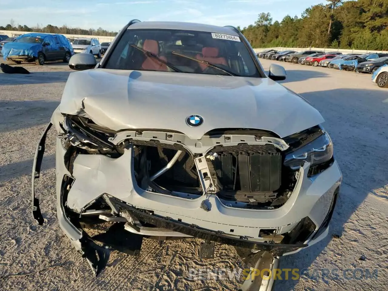 5 fotografías del automóvil dañado 5UX53DP05R9V44172 BMW X3 2024