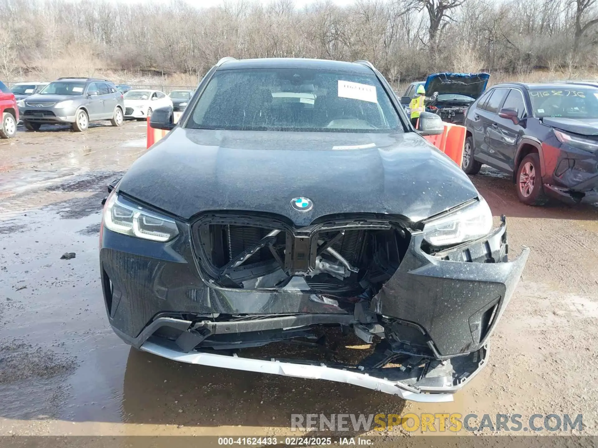 12 fotografías del automóvil dañado 5UX53DP05R9W01583 BMW X3 2024
