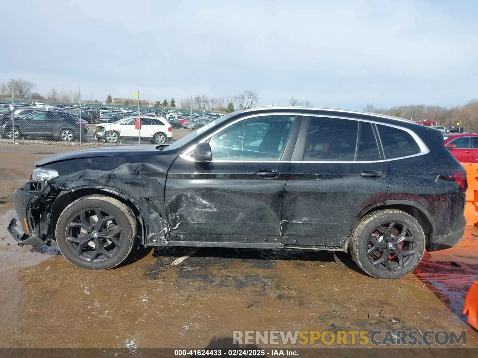 14 fotografías del automóvil dañado 5UX53DP05R9W01583 BMW X3 2024