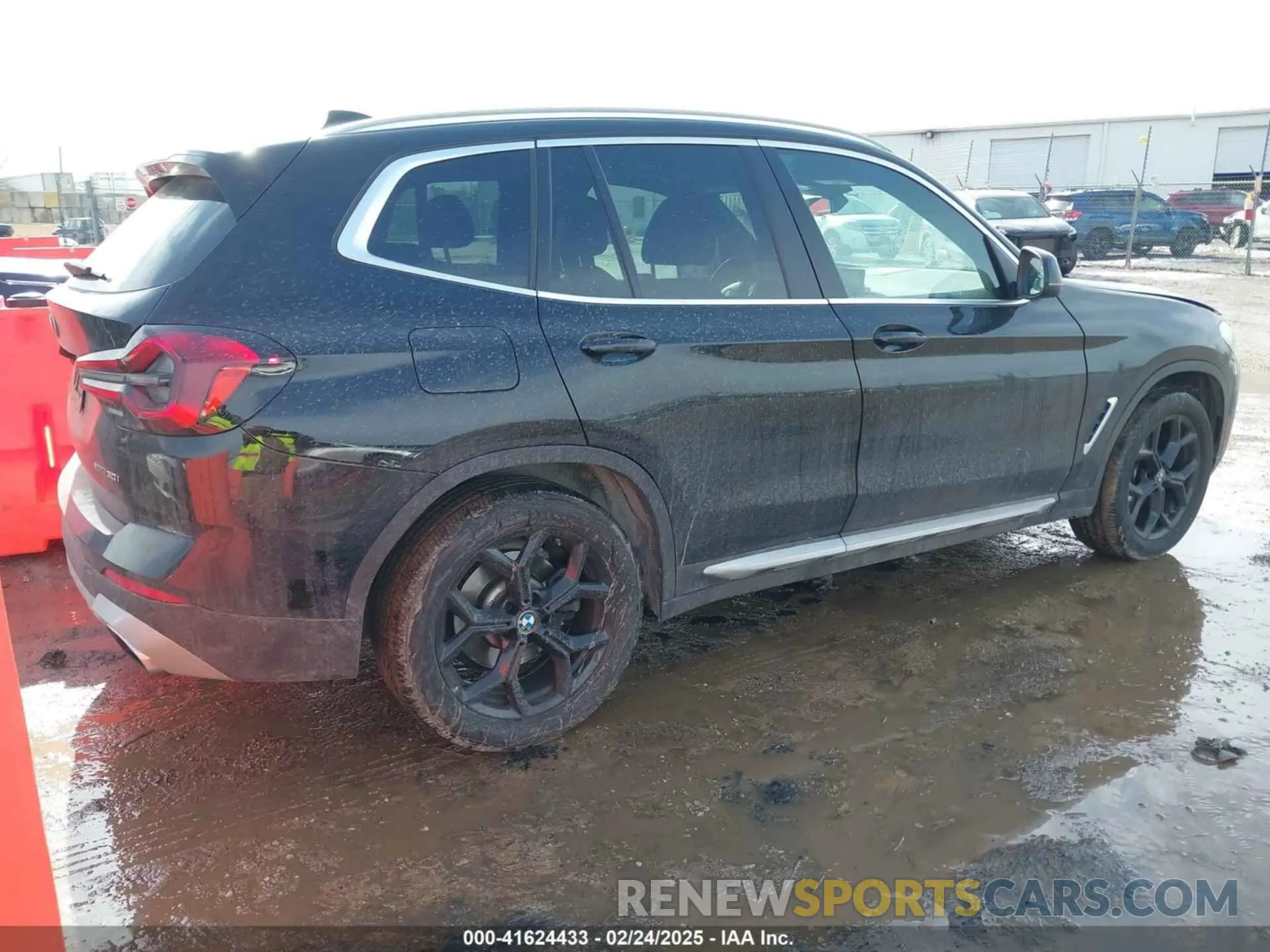 4 fotografías del automóvil dañado 5UX53DP05R9W01583 BMW X3 2024
