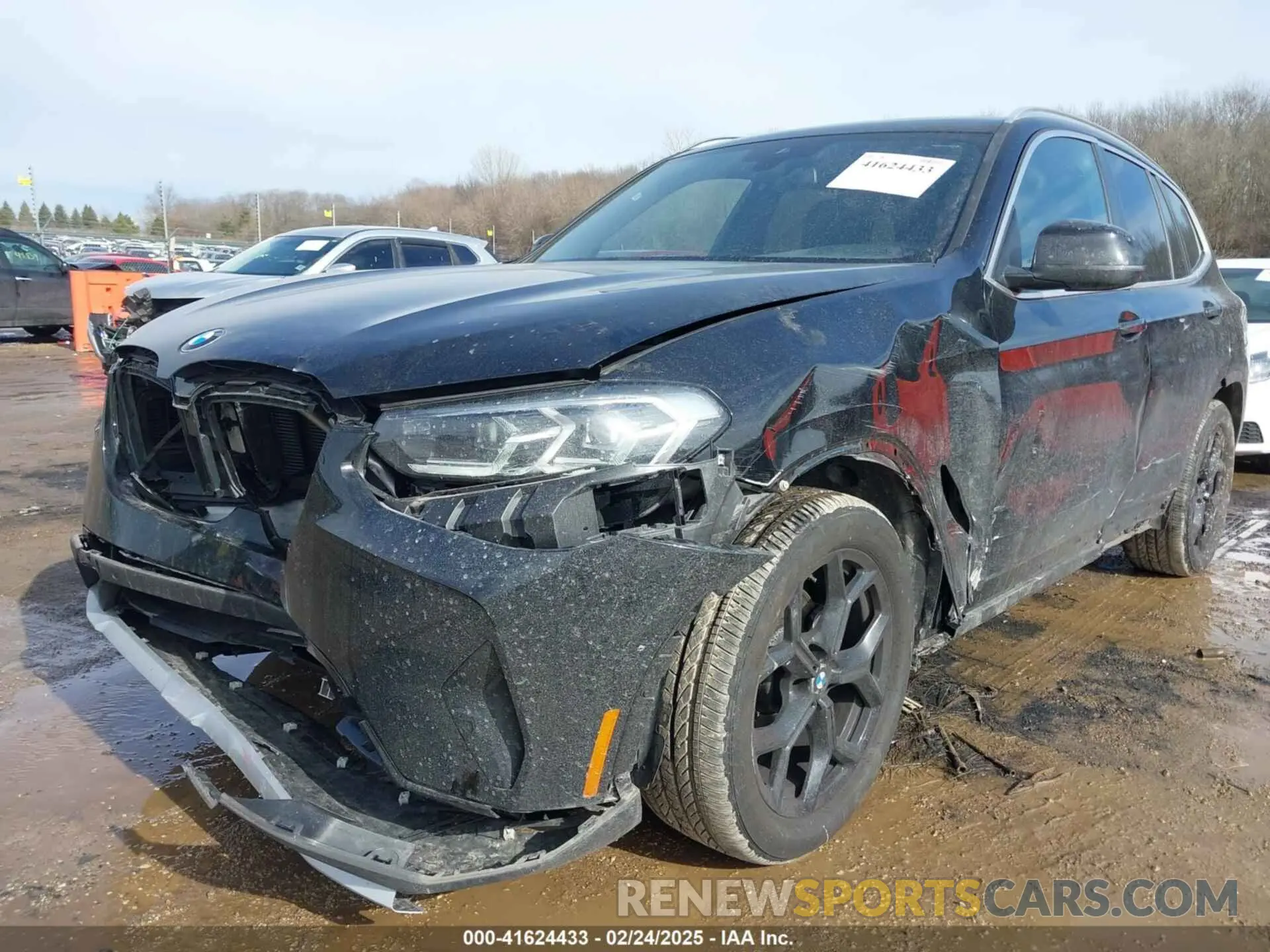 6 fotografías del automóvil dañado 5UX53DP05R9W01583 BMW X3 2024