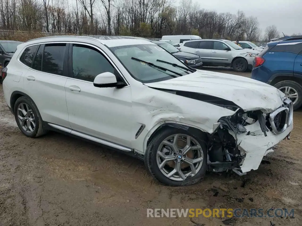 4 fotografías del automóvil dañado 5UX53DP06R9V49171 BMW X3 2024